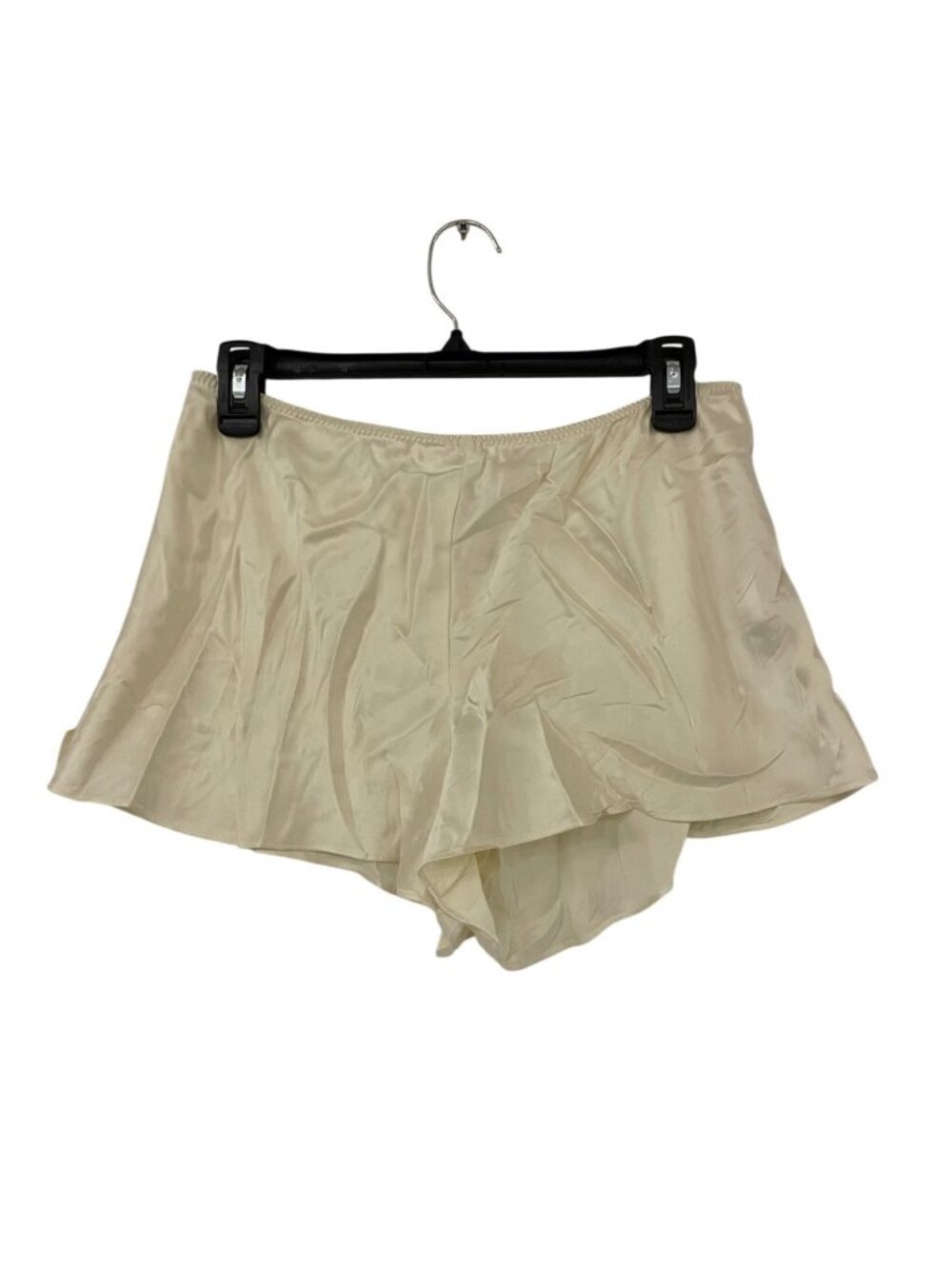Zara Home Womens Mulberry Silk Shorts Small Ecru ivory off white 8175/123 NWOT